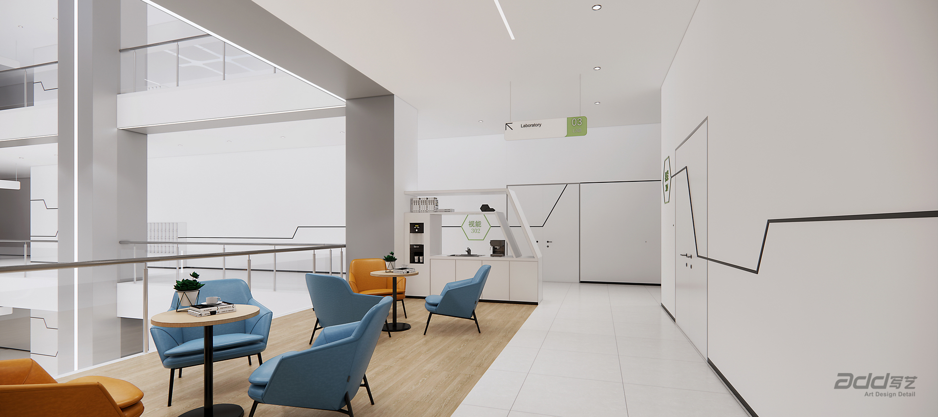 中(zhong)興通(tong)訊辦(bàn)公(gōng)樓裝(zhuang)修-實驗(yàn)室層走(zou)廊 pc