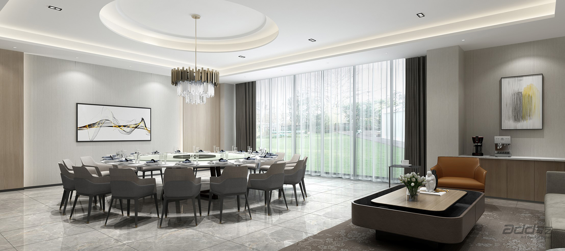 正海生(sheng)物(wù)辦(bàn)公(gōng)樓裝(zhuang)修-招待餐廳-pc