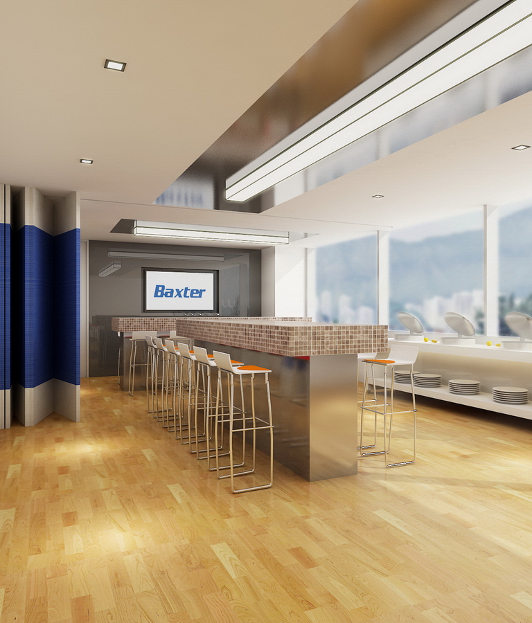 百(bai)特醫(yī)療辦(bàn)公(gōng)空間設(shè)計(ji)-茶水間-pc