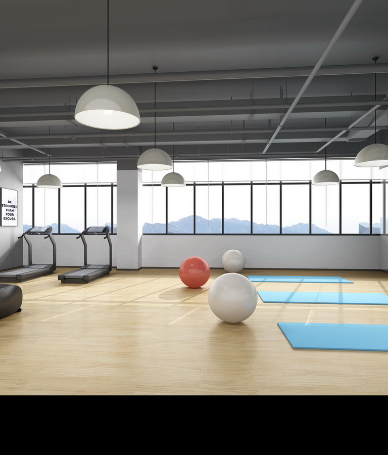 震坤行辦(bàn)公(gōng)空間設(shè)計(ji) 健身房-pc