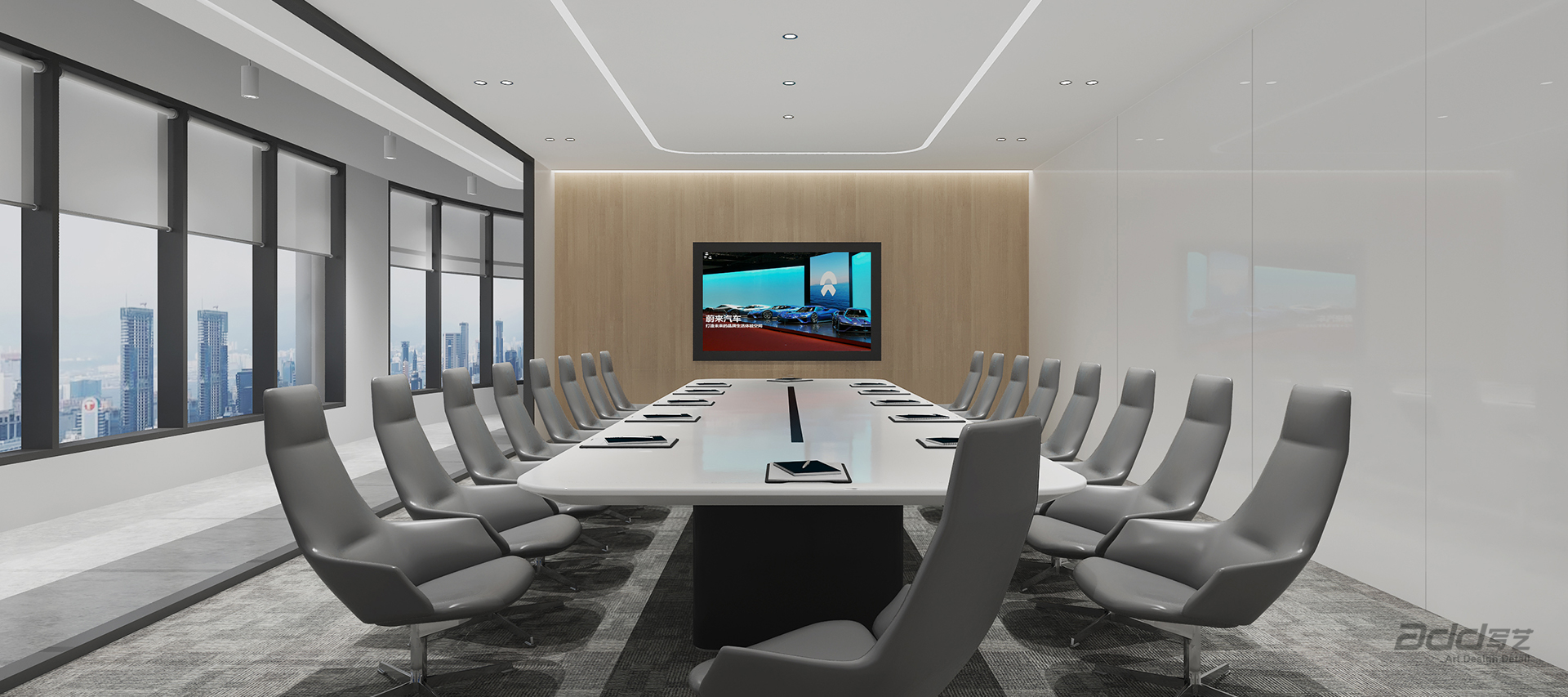 極度智慧辦(bàn)公(gōng)室裝(zhuang)修-會議室-pc