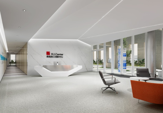 高(gao)瓴資(zi)本(ben)辦(bàn)公(gōng)室裝(zhuang)修-前(qian)廳