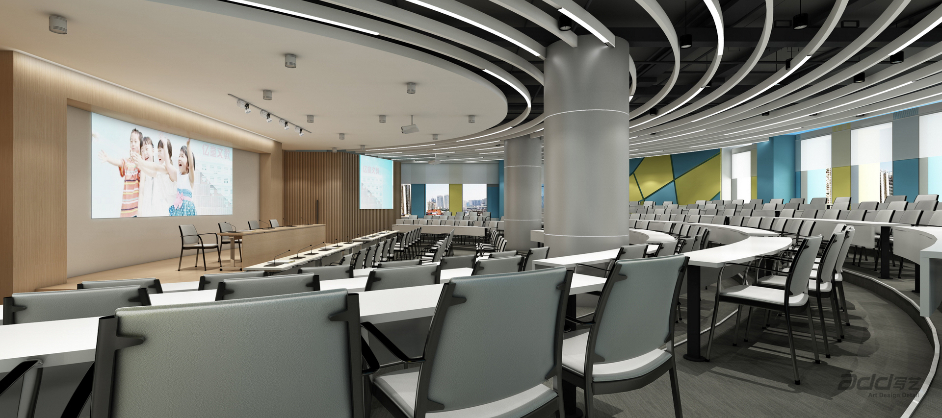 億童文(wén)教辦(bàn)公(gōng)樓設(shè)計(ji)效果圖-多(duo)媒體(ti)廳-pc
