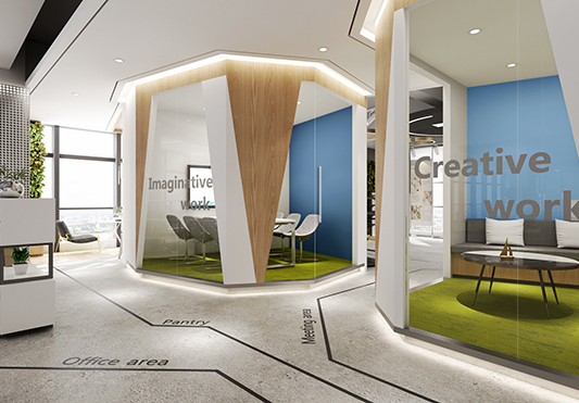 上虹貨架辦(bàn)公(gōng)室設(shè)計(ji)裝(zhuang)修